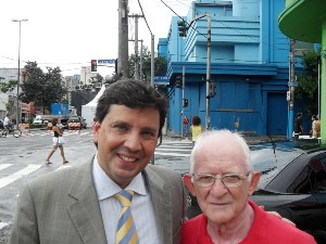 Floriano e Walter Taverna, um dos ícones do Bixiga