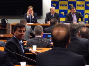 Na primeira reunião da Bancada Federal do PSDB na Câmara