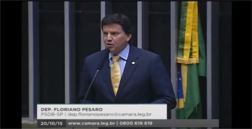 Floriano discursa na Camara